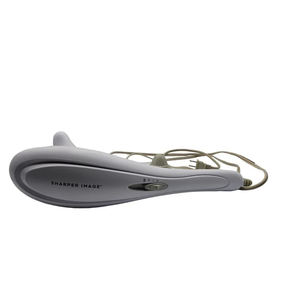 Sharper Image‎ Body Massager Tool Three Settings Two Massage Heads TESTED